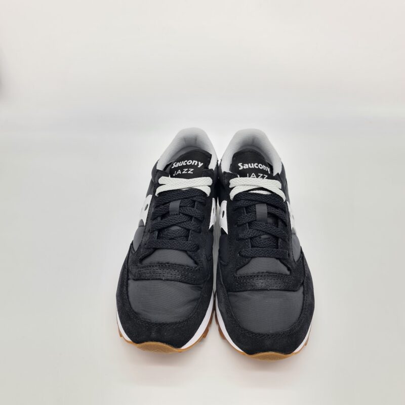 Saucony Sneakers Jazz Nera con talloncino argento