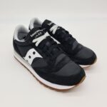 Saucony Sneakers Jazz Nera con talloncino argento