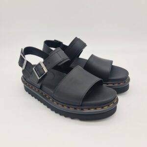 Dr.Martens Voss pelle nero sandalo donna