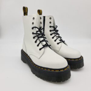 Dr.Martens Jadon bianco smooth anfibio donna