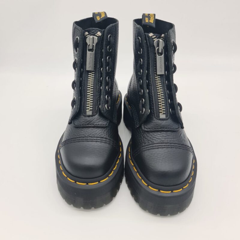 Dr.Martens Sinclair nero platform in nappa anfibio donna