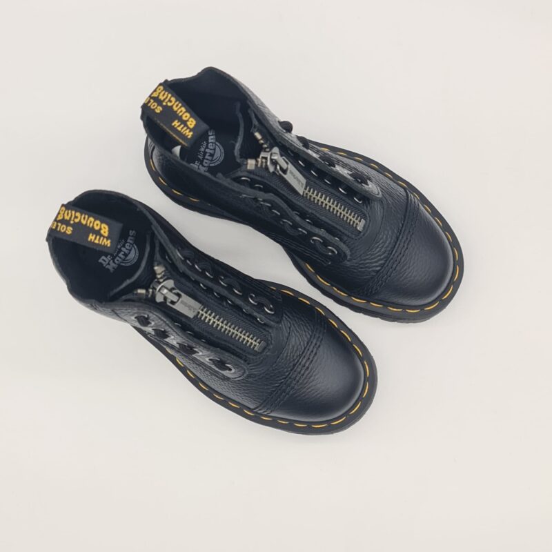 Dr.Martens Sinclair nero platform in nappa anfibio donna