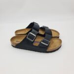 Birkenstock Arizona nera oiled leather (pelle ingrassata) ciabatte uomo