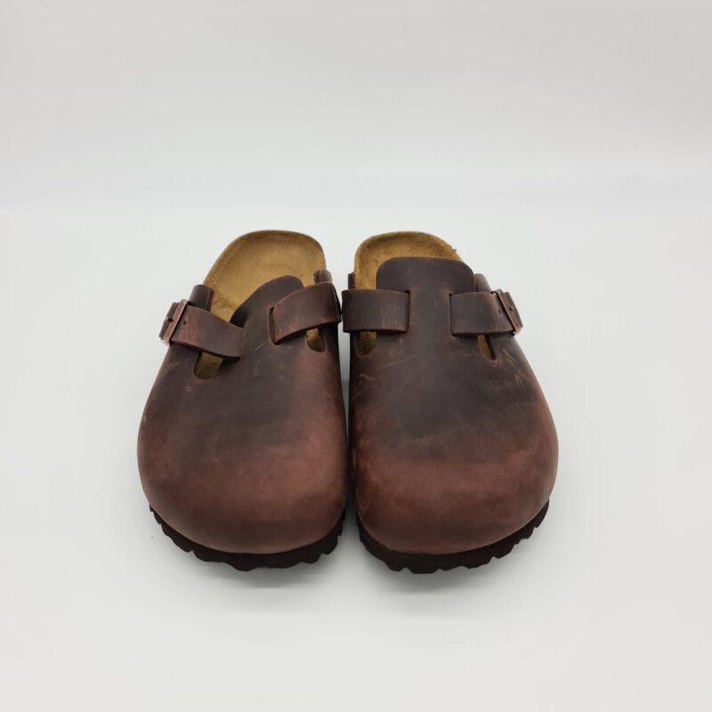 Birkenstock Boston habana oiled leather Sabot unisex