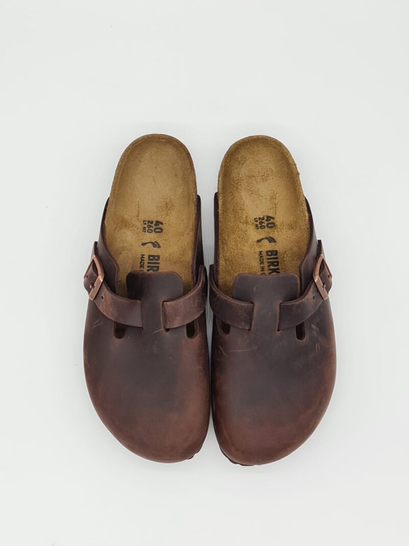 Birkenstock Boston habana oiled leather Sabot unisex