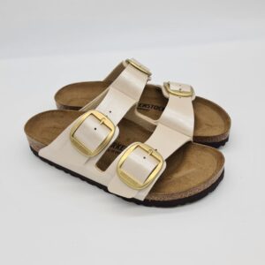 Birkenstock Arizona Big Buckle pearl white Ciabatte Donna