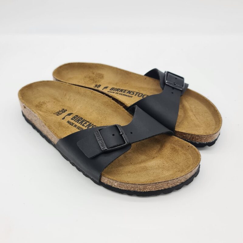 Birkenstock Madrid nero ciabatte unisex