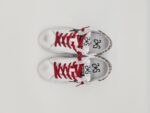2Star sneaker low donna in pelle bianca dettagli leopardato nero