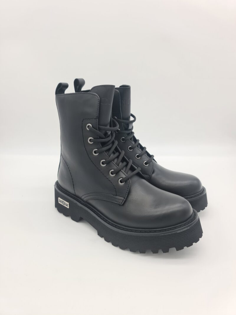 Cult anfibio donna platform slash1814 mid pelle nera