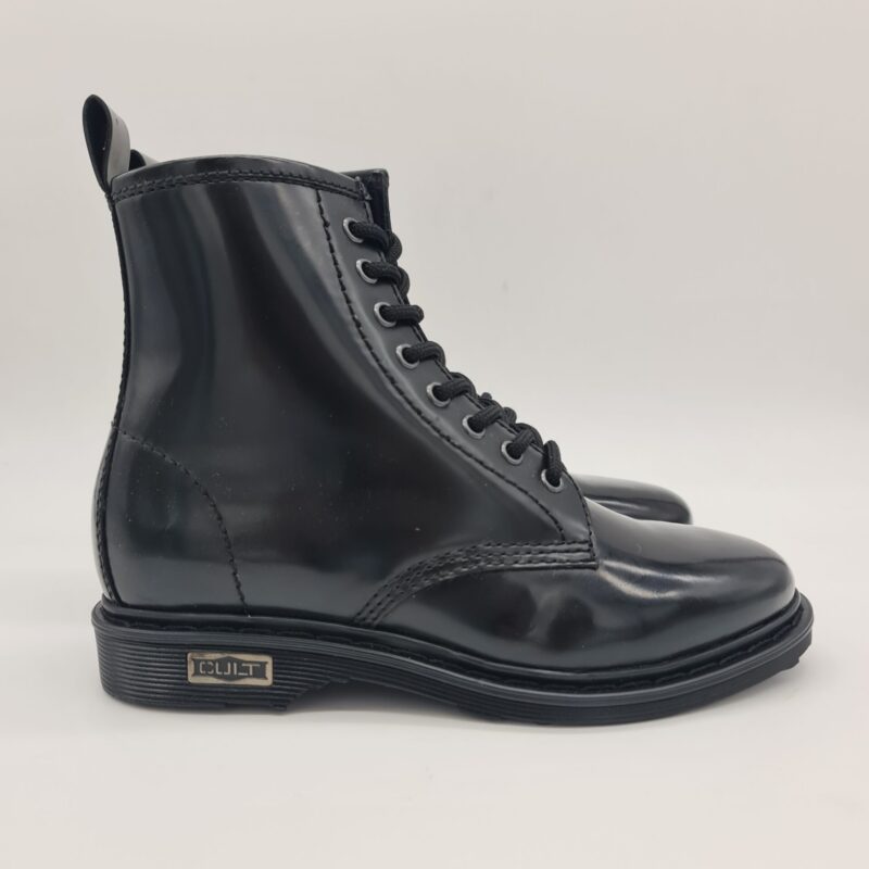 Cult anfibio donna sabbath 420 mid pelle nera lucida