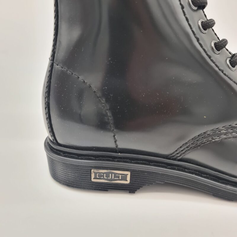 Cult anfibio donna sabbath 420 mid pelle nera lucida