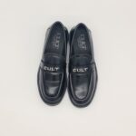 Cult mocassino donna sabbath pelle nera