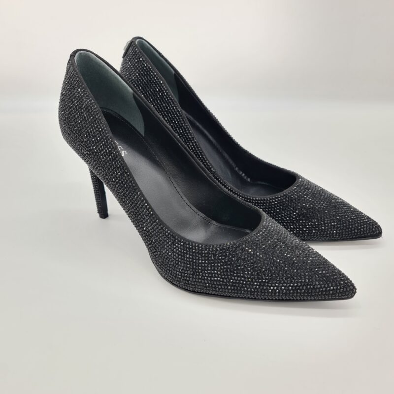 Guess décolleté donna nero strass