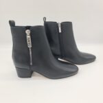 Guess tronchetto donna pelle nera