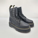 Dr.Martens Jadon pisa donna pelle martellata nera