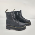 Dr.Martens Jadon pisa donna pelle martellata nera