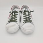 2Star sneakers low uomo bianca stella rossa