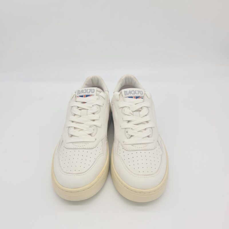 Back 70 sneakers donna pelle bianca