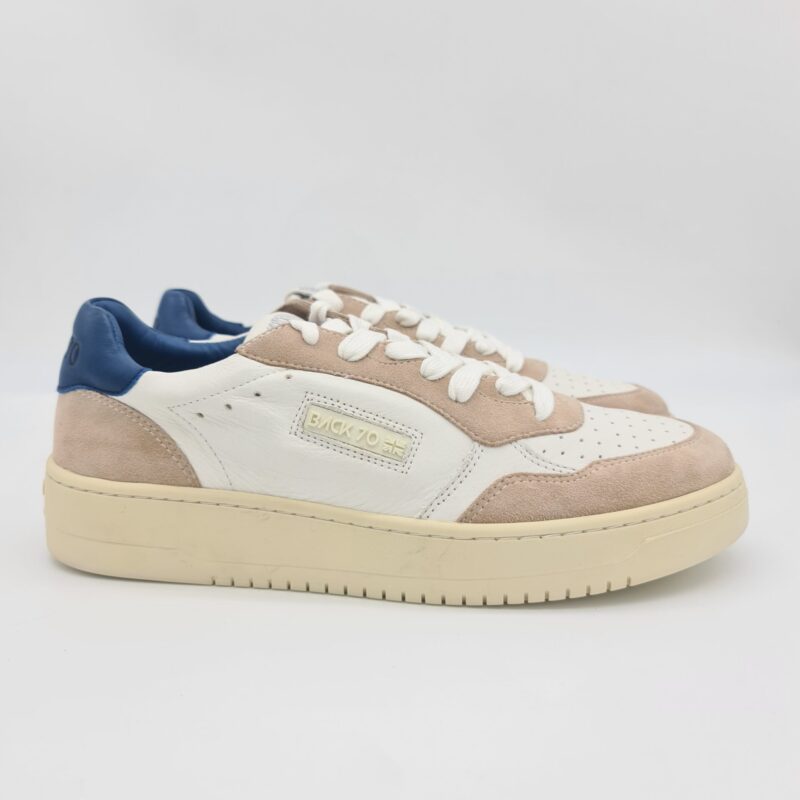 Back 70 sneakers uomo bianca e blu