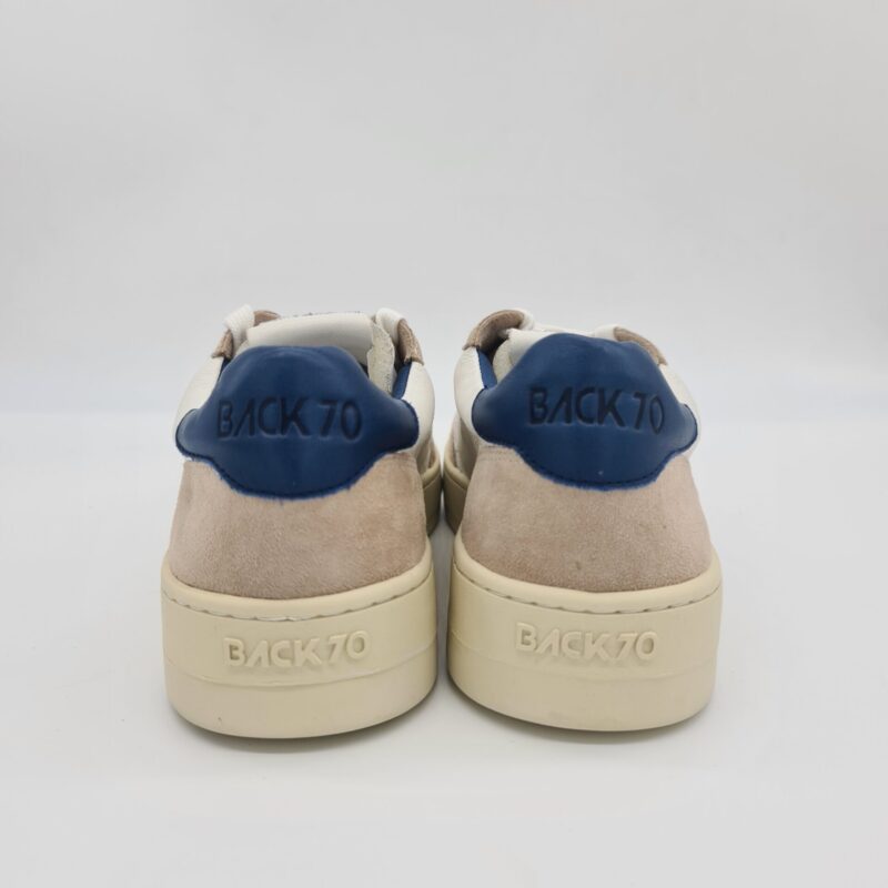 Back 70 sneakers uomo bianca e blu