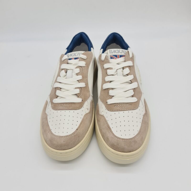 Back 70 sneakers uomo bianca e blu