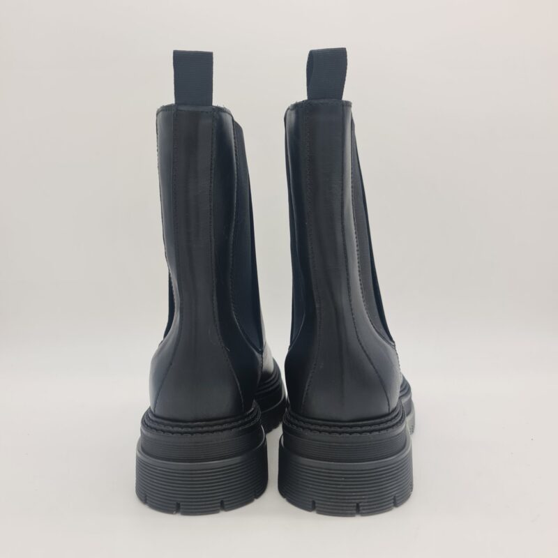 Les Tulipes tronchetto donna pelle nera
