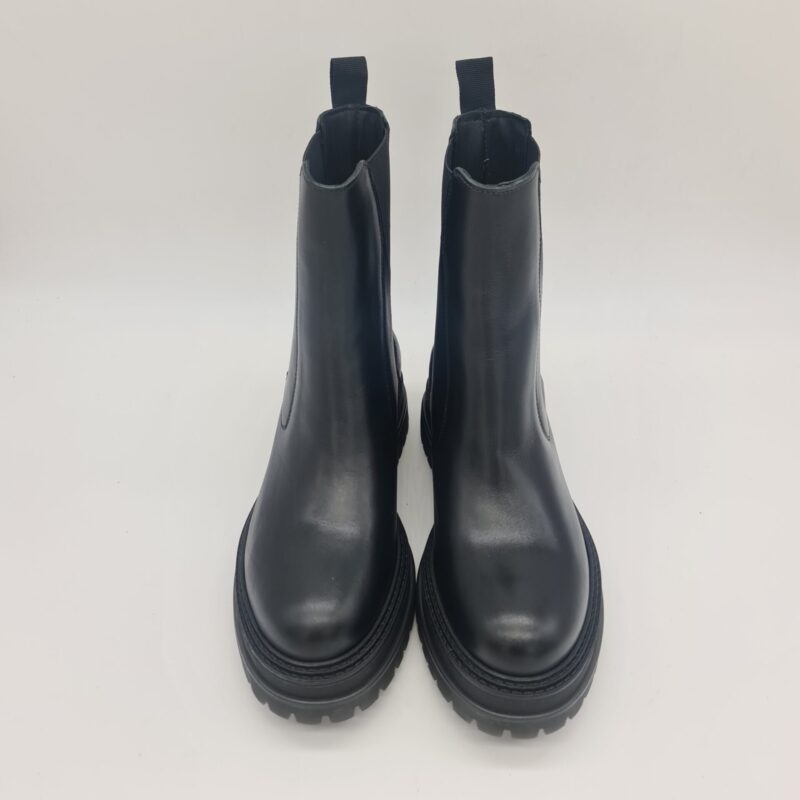 Les Tulipes tronchetto donna pelle nera