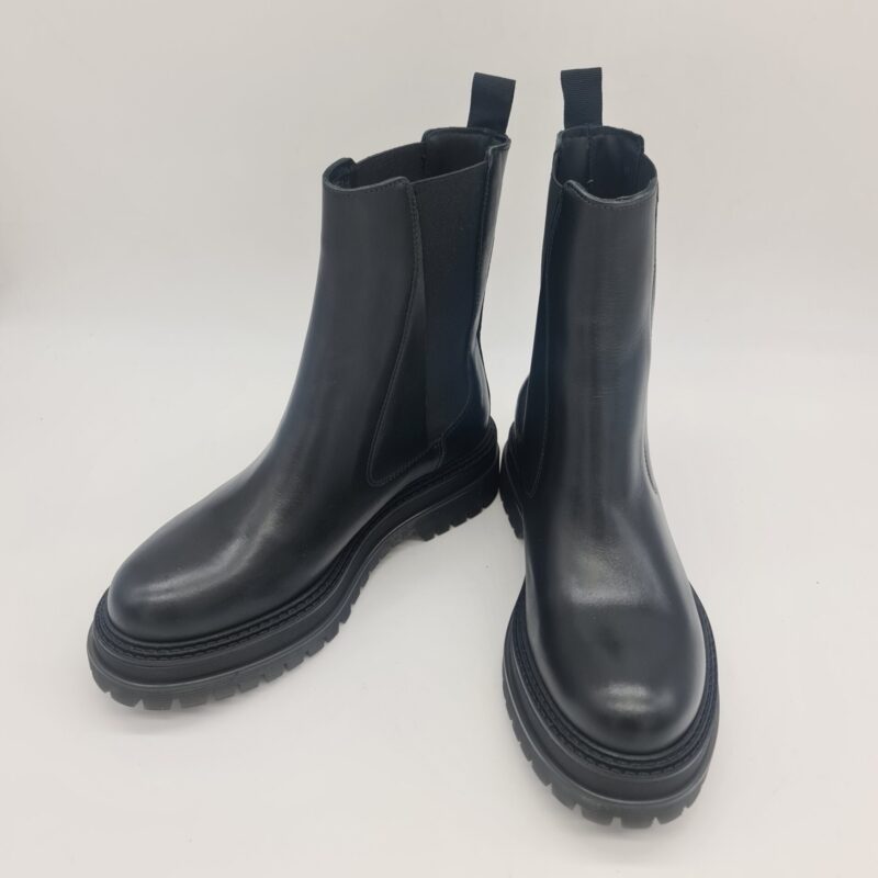 Les Tulipes tronchetto donna pelle nera