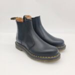 Dr.Martens tronchetto unisex 2976 ys nero smooth riga gialla