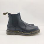 Dr.Martens tronchetto unisex 2976 ys nero smooth riga gialla