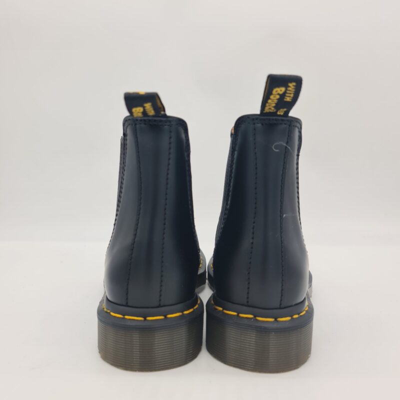 Dr.Martens tronchetto unisex 2976 ys nero smooth riga gialla