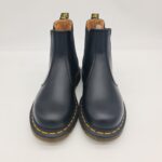 Dr.Martens tronchetto unisex 2976 ys nero smooth riga gialla