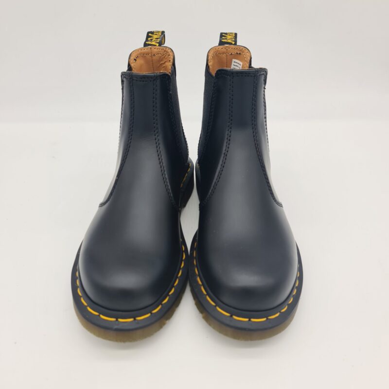 Dr.Martens tronchetto unisex 2976 ys nero smooth riga gialla
