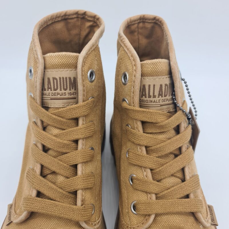 Palladium anfibio uomo Pampa hi tela beige scuro woodlin