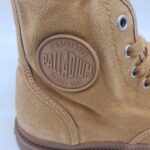 Palladium anfibio uomo Pampa hi tela beige scuro woodlin