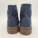 Palladium anfibio uomo Pampa hi tela blu fondo gum
