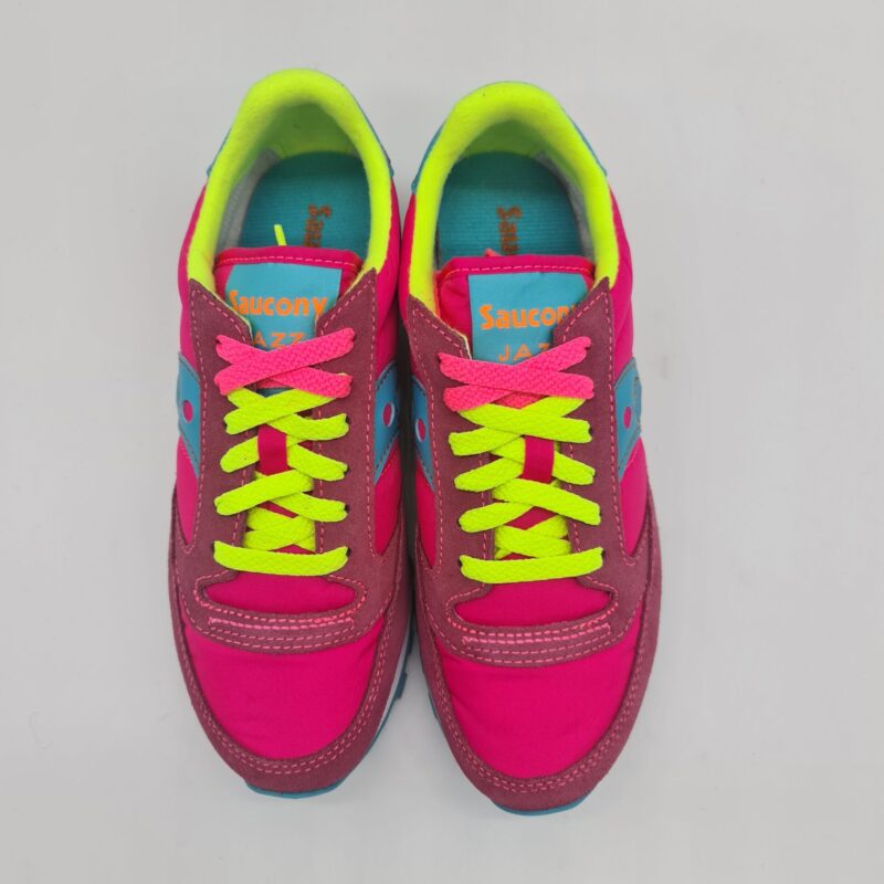 Saucony jazz sneakers donna fucsia gialla azzurra