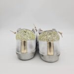 2Star sneakers Low donna bianco oro talloncino glitter oro/giallo