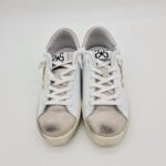 2Star sneakers Low donna bianca crosta beige stella glitter oro