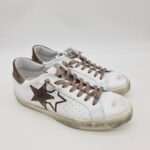 2Star sneakers Low uomo bianca marrone