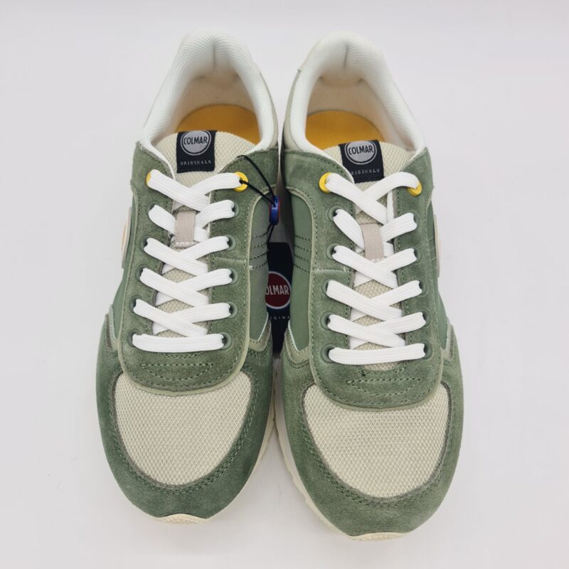 Colmar sneakers uomo Travis  block  verde militare e beige