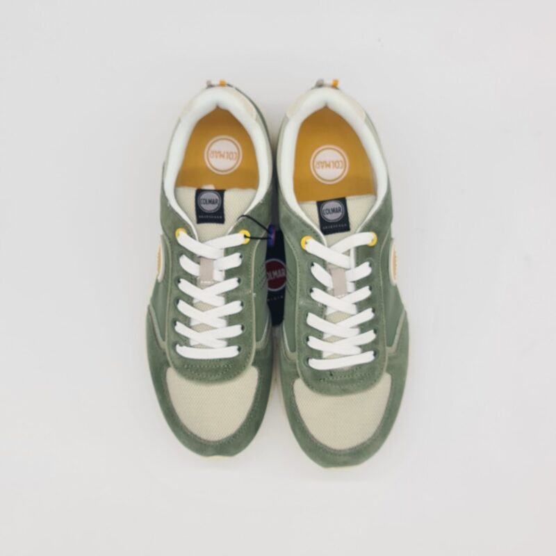Colmar sneakers uomo Travis  block  verde militare e beige