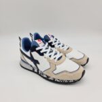 W6yz sneakers uomo Jet bianca e blu
