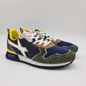 W6yz sneakers uomo Jet militare e blu