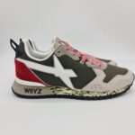 W6yz sneakers uomo Jet militare e bianca