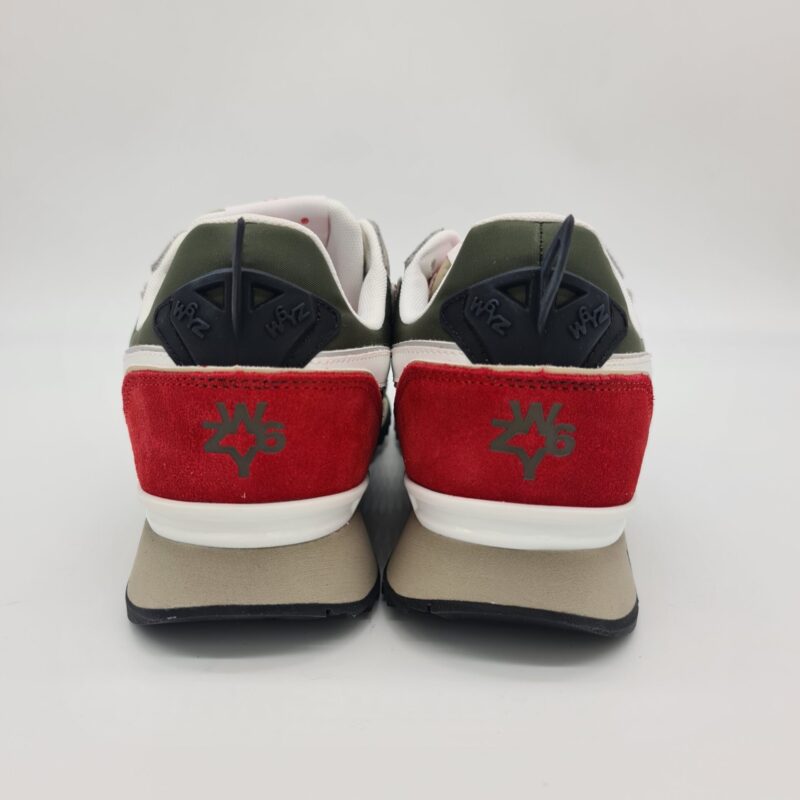 W6yz sneakers uomo Jet militare e bianca