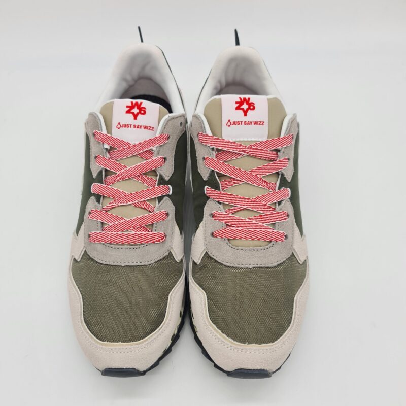 W6yz sneakers uomo Jet militare e bianca