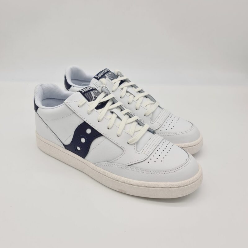 Saucony sneakers Court uomo bianca e blu
