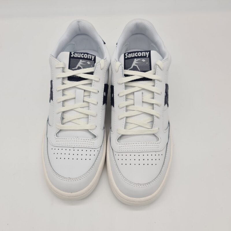 Saucony sneakers Court uomo bianca e blu