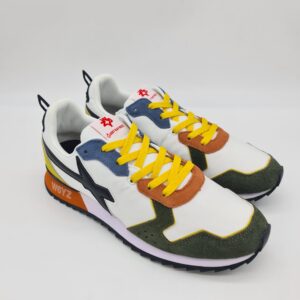 W6yz sneakers uomo Jet bianca militare e gialla